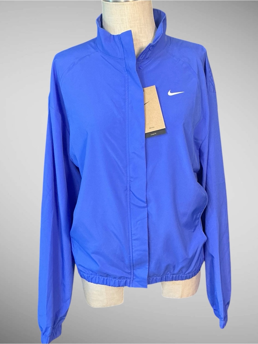 Nike One Dri-FIT Women’s Full Zip Running Training Jacket Purple L NWT